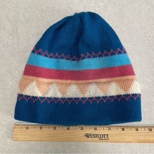 Kristin International 100% Wool Fair Isle Knit Beanie Small